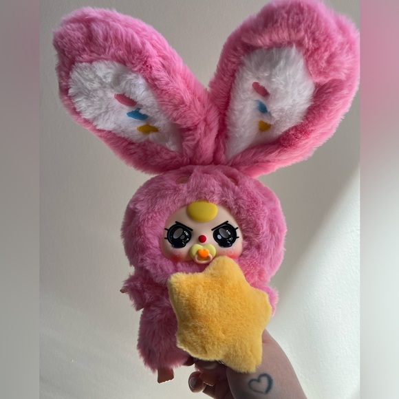 Baby Three Other - Baby three Lily rabbit town plush keychain